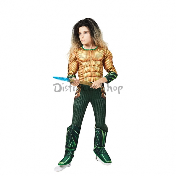 Disfraz Superhéroe Traje de Aquaman para Halloween para Niños