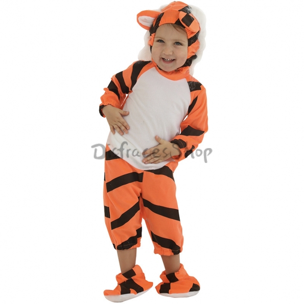 Disfraces de Bebé de Tigre Pequeño Traje de Halloween para Niños
