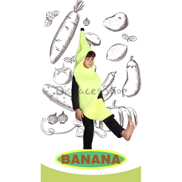 Disfraces de Comida para Niños Cosplay Plátano