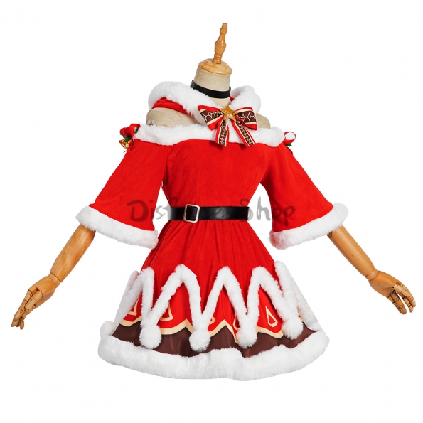 Disfraz de Cosplay de Navidad de Genshin Impact Barbara - Personalizado