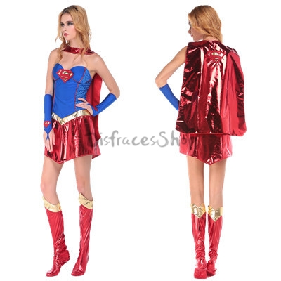 Disfraces Traje de Guerrero de Superman de Halloween para Mujer