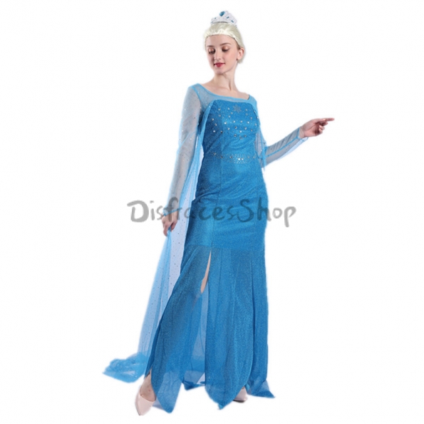 Disfraces Ice And Snow Elsa Princess de Halloween para Mujer
