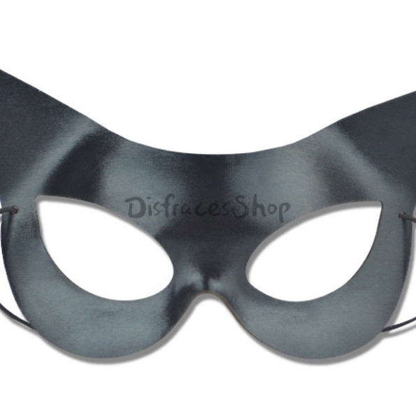 Máscara de Halloween Gato Mujer Media Cara