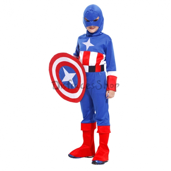 Equipo de Disfraz de Capitán América para Niños