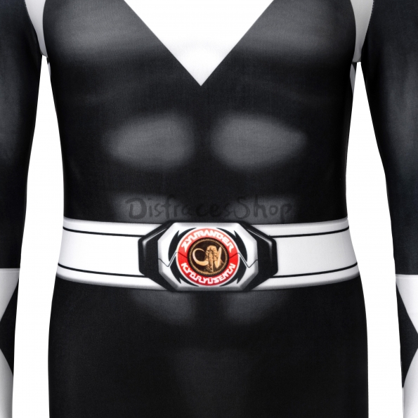 Disfraces de Spandex de Power Ranger Negro para Niños - Personalizado