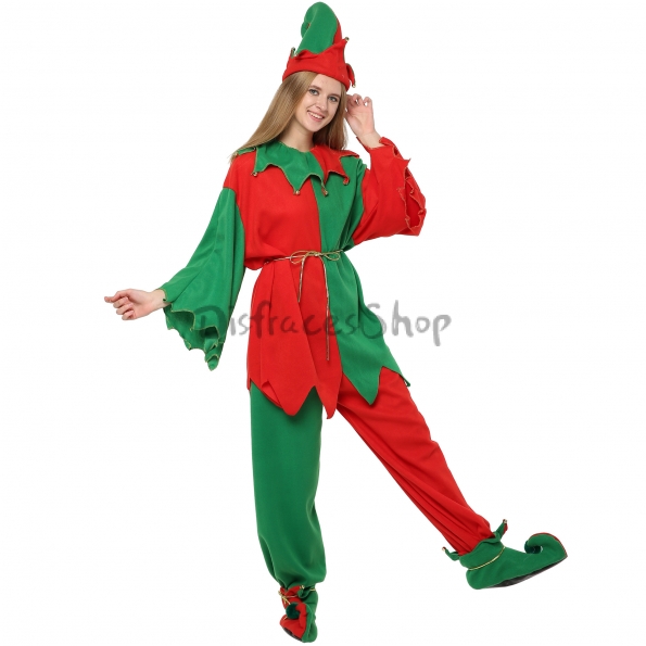 Disfraces Elfo de Navidad Traje de Halloween Parejas