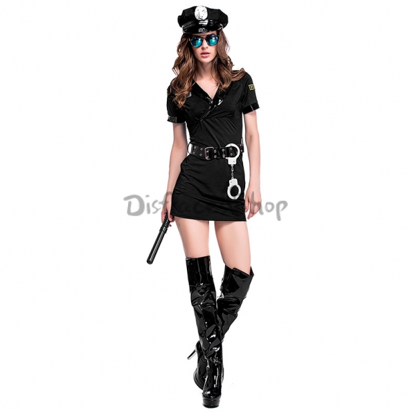 Disfraz de Conjunto de Uniforme de Policía para Mujer