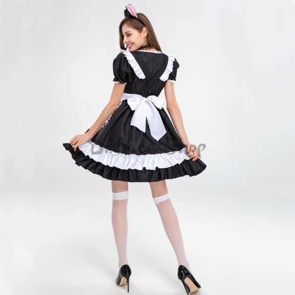Disfraces Gato Vestido de Lolita Sexy de Halloween