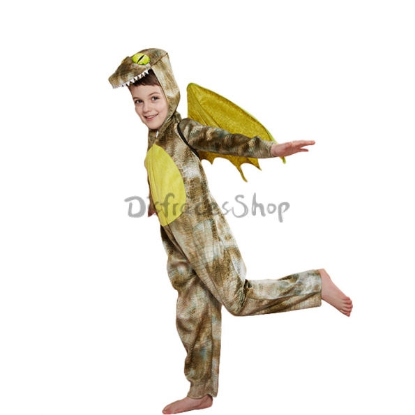 Disfraces de Dinosaurio Mono de Alas de Halloween para Niños