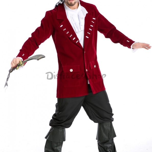 Disfraces de Pirata Un Ojo Jack Caribeño Ropa de Halloween
