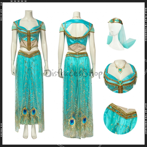 Disfraces de Personajes de Películas Aladdin Jasmine - Personalizado