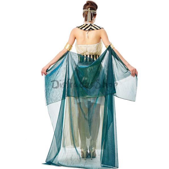 Disfraces Diosa Reina Faraón Egipcio de Halloween para Mujer
