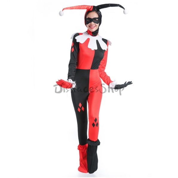 Disfraces Payaso Harley Quinn  Circo Vestido de Halloween
