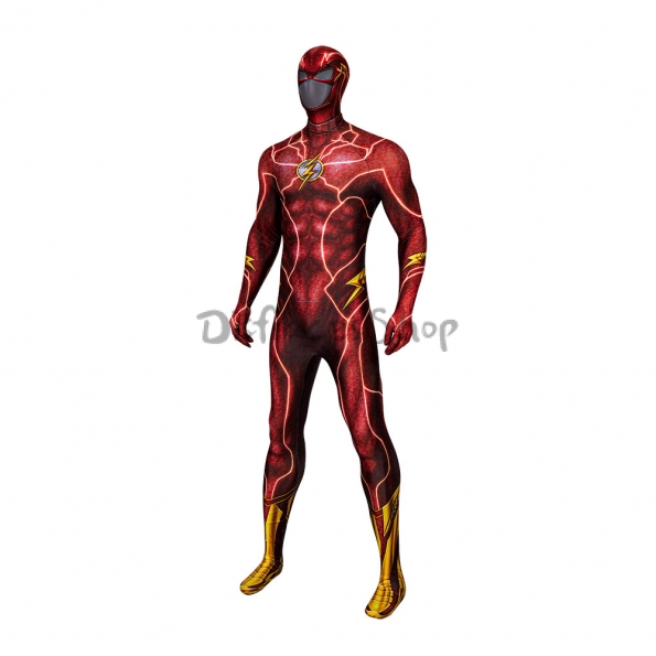 Disfraces de The Flash Barry Allen Capa Cosplay - Personalizado