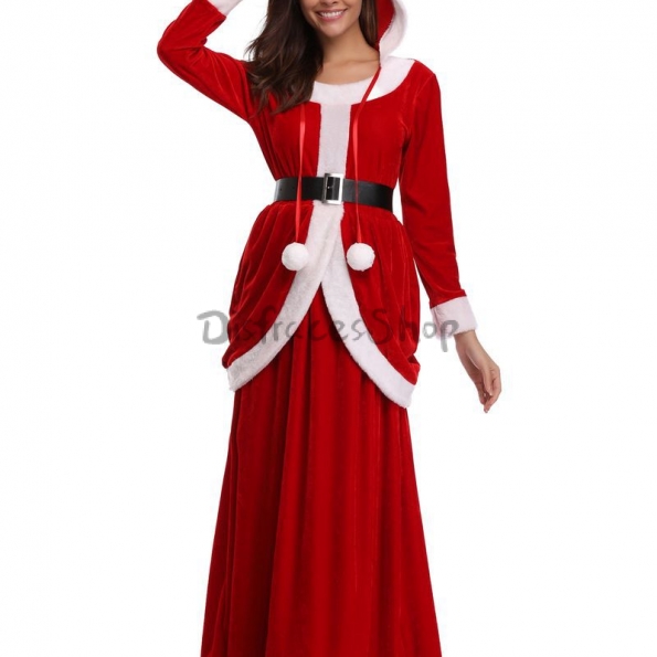 Disfraz Navidad Falda Larga de Papá Noel