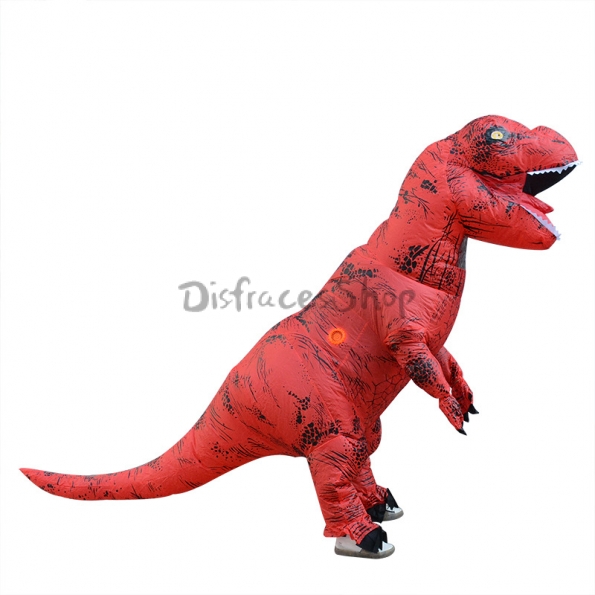Tiranosaurio de Músculo Rojo Disfraces Inflables