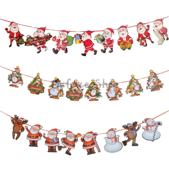 Banderines de Dibujos Animados Decoraciones de Navidad