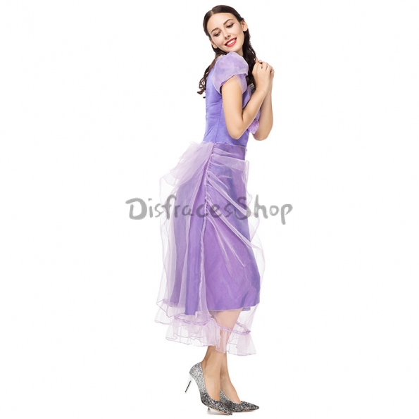 Disfraces de Halloween de Disney Vestido de princesa púrpura