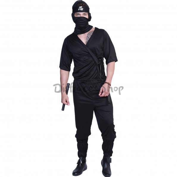 Disfraces de Ninja Enmascarado Traje Halloween para Hombres