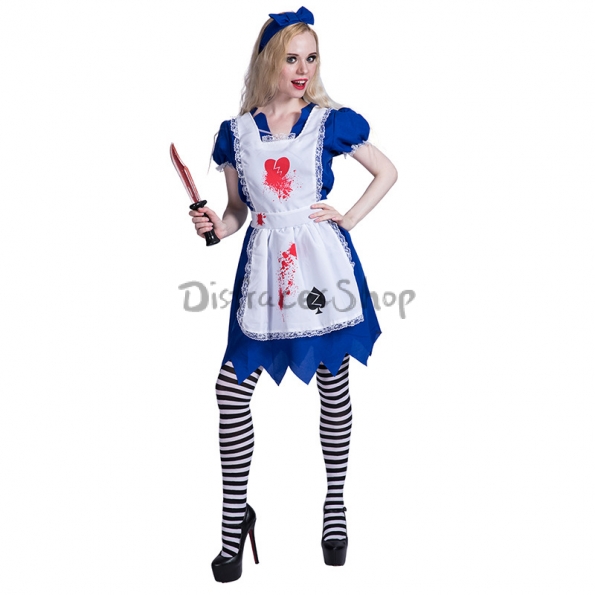 Disfraces de Zombie Traje de Alice Halloween
