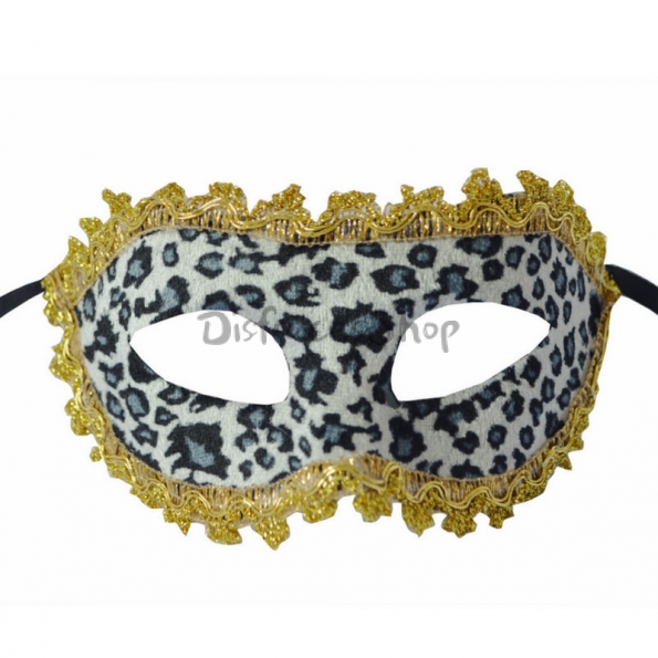 Máscara de Leopardo Animal de Decoraciones de Halloween