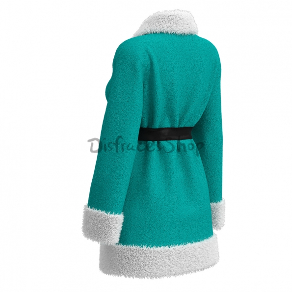Disfraz Navidad Adulto Abrigo de Manga Larga