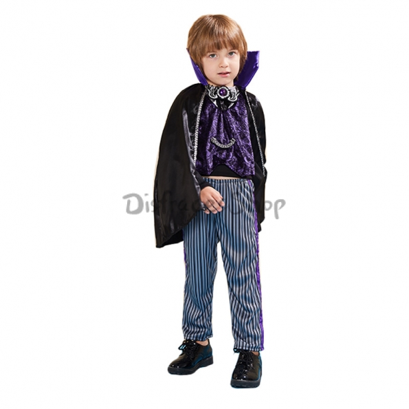 Disfraces Vampiro Morado Traje de Halloween para Bebés