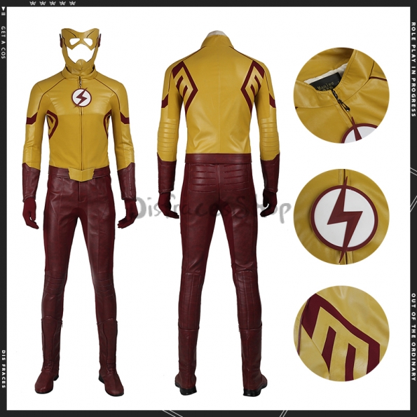 Disfraces de Personajes de Películas The Flash Boy Wally West - Personalizado
