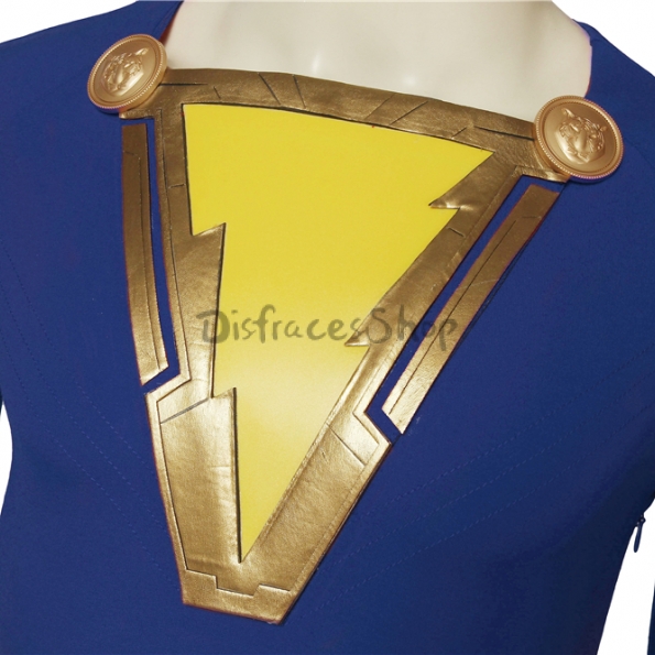 Disfraces de Héroe Shazam Freddy Freeman Blue - Personalizado