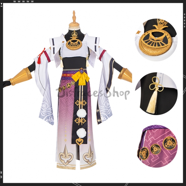 Disfraz de Cosplay de Genshin Impact Kujou Sara - Personalizado