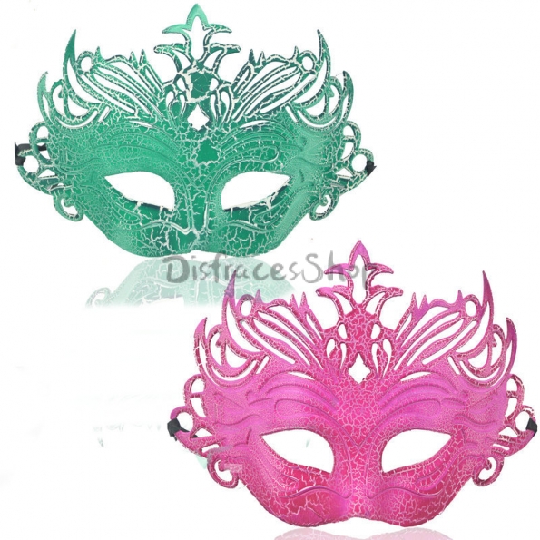 Máscara de Encaje de Grietas de Decoraciones de Halloween