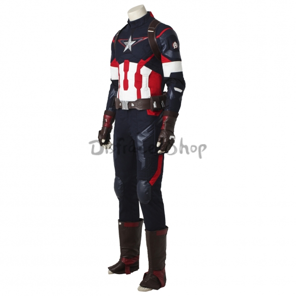 Disfraces del Capitán América Edad de Ultrón Traje Cosplay Edición Clásica - Personalizado