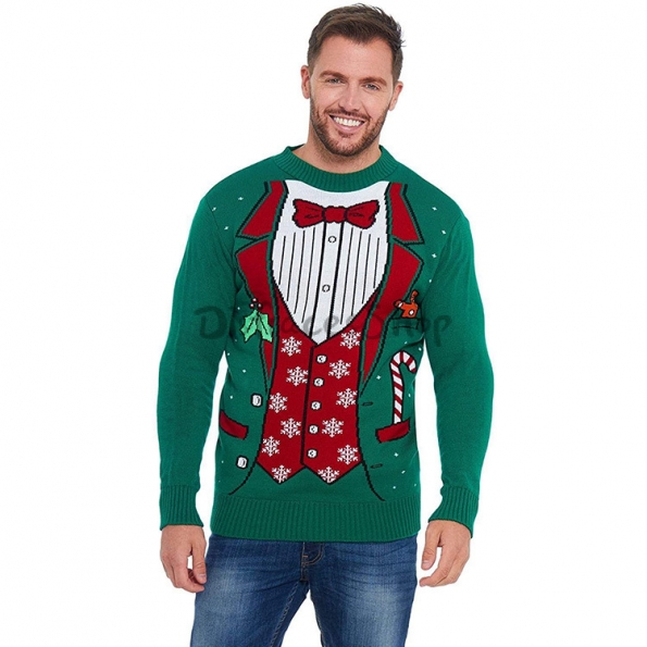 Jersey de Navidad Parejas de Patrón de Traje