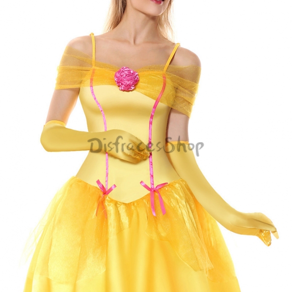 Disfraces Princesa Campana Vestido de Halloween Para Mujer