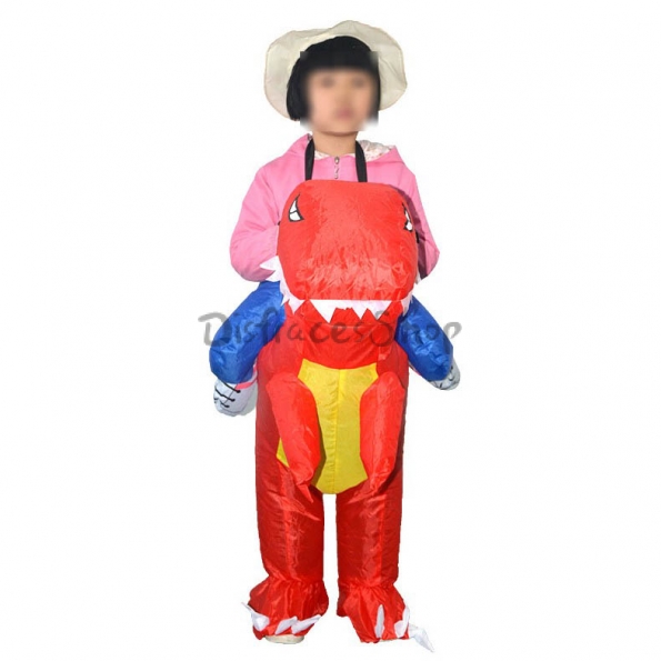 Dinosaurio Infantil Rojo Disfraces Hinchables