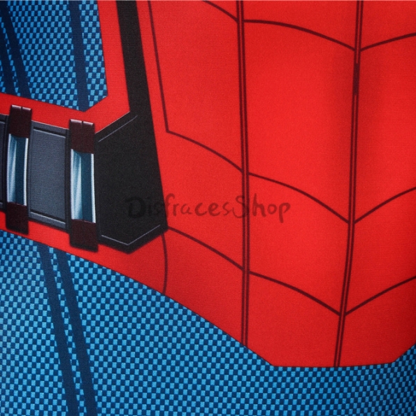 Traje de Peter Parker Spider-Man Lejos de Casa Spider Man Cosplay - Personalizado