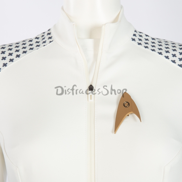 Disfraces de Star Trek Strange New Worlds Sick Crew Member One Cosplay Traje Blanco - Personalizado