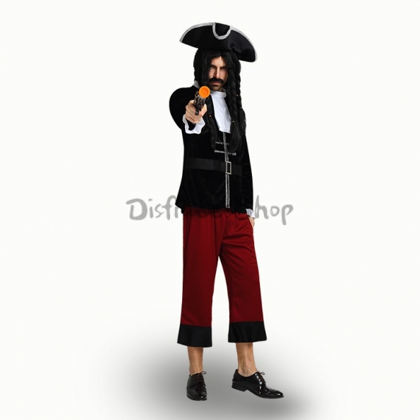 Disfraz de Pirata para Adulto Cosplay Estilo Rojo
