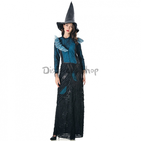 Disfraces Bruja Vestido Largo Clásico de Halloween