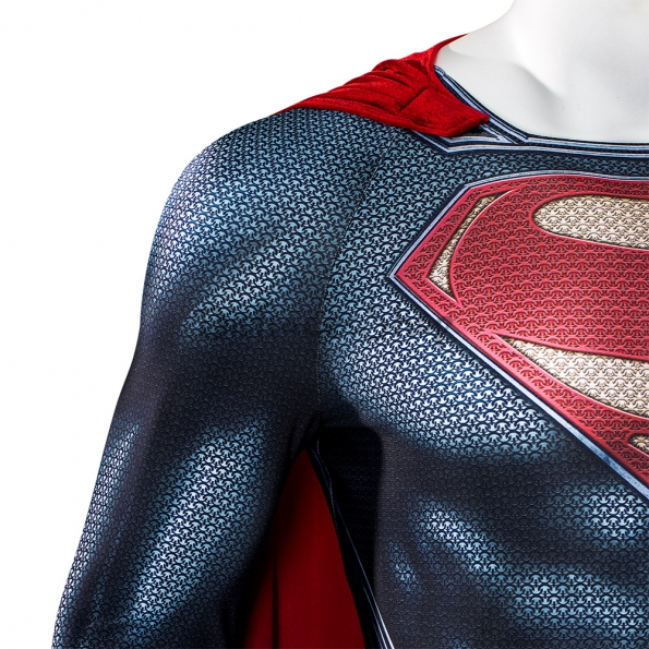 Disfraz de Hombre de Acero Superman Clark Kent Cosplay Versión 2 - Personalizado