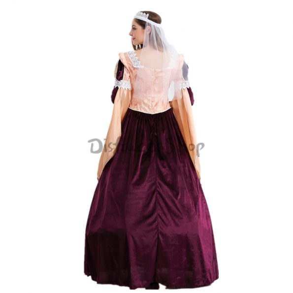 Disfraces de Reina del Palacio Renacentista Vestido de Halloween