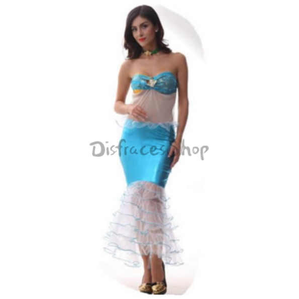 Disfraz de Hada de Sirena Vestido Sexy Halloween para Mujer