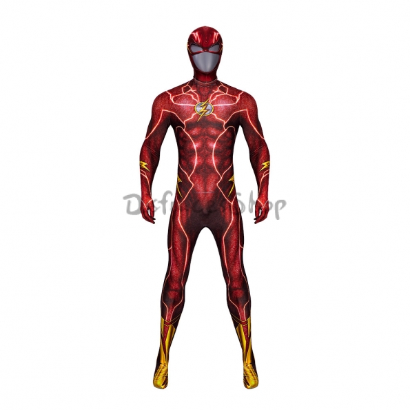 Disfraces de The Flash Barry Allen Capa Cosplay - Personalizado