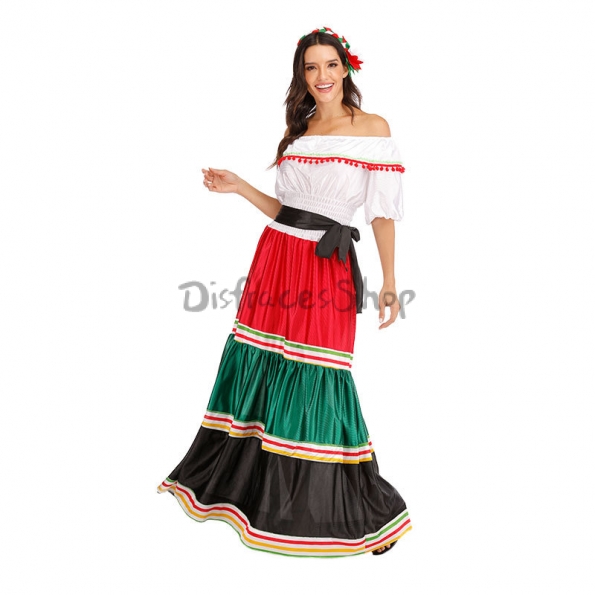Disfraces de Mexicano Clásico Vestido Halloween para Mujer | DisfracesShop