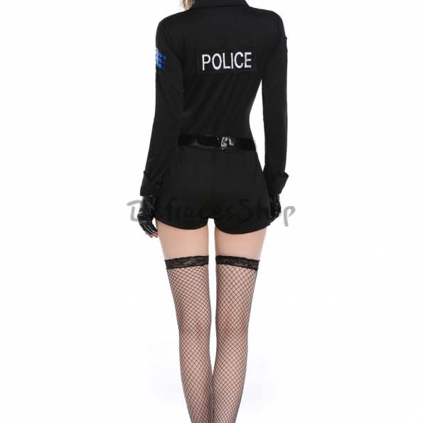 Disfraces Policía Uniforme para Mujer de Halloween