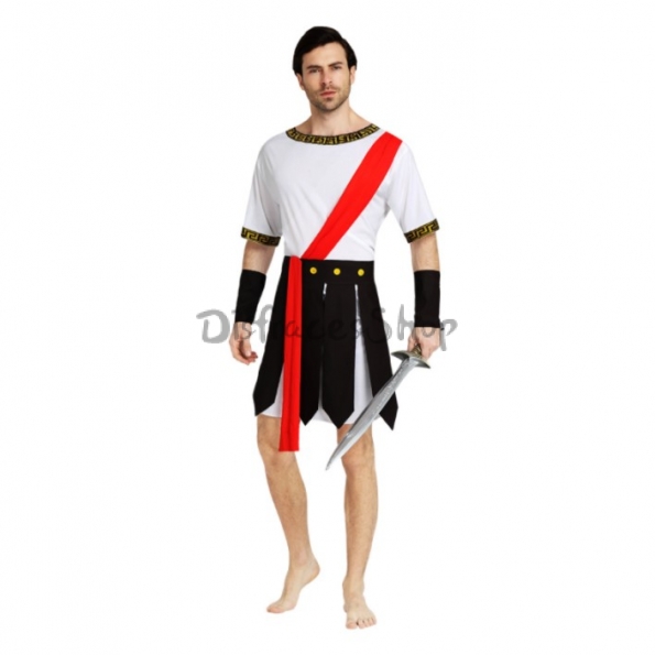 Disfraces Romanos de Soldado Griego Guerrero César