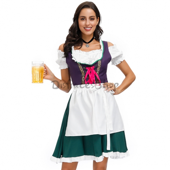 Disfraces de Oktoberfest de Munich Beer Maid Festival Estilo Europeo y Americano