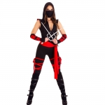 Disfraz de Guerrera Japonesa Bushido Ninja Enmascarada para Mujer