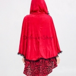 Disfraces Caperucita Roja Vestido Gótico de Halloween
