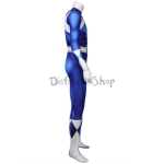 Disfraz de Power Rangers Ranger Azul Blanco - Personalizado